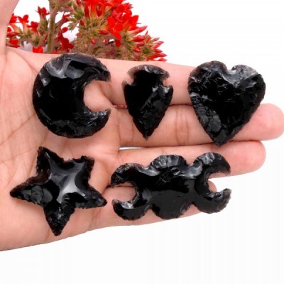 Non- Aura Coated Obsidian