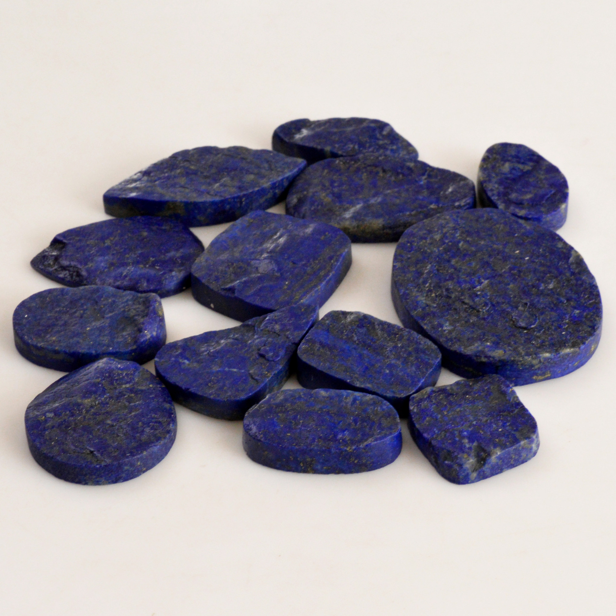 13 Pcs 528 Cts Natural Lapis Lazuli Druzy Gemstone Lot For Jewelry Making 45x36 23x15mm13787