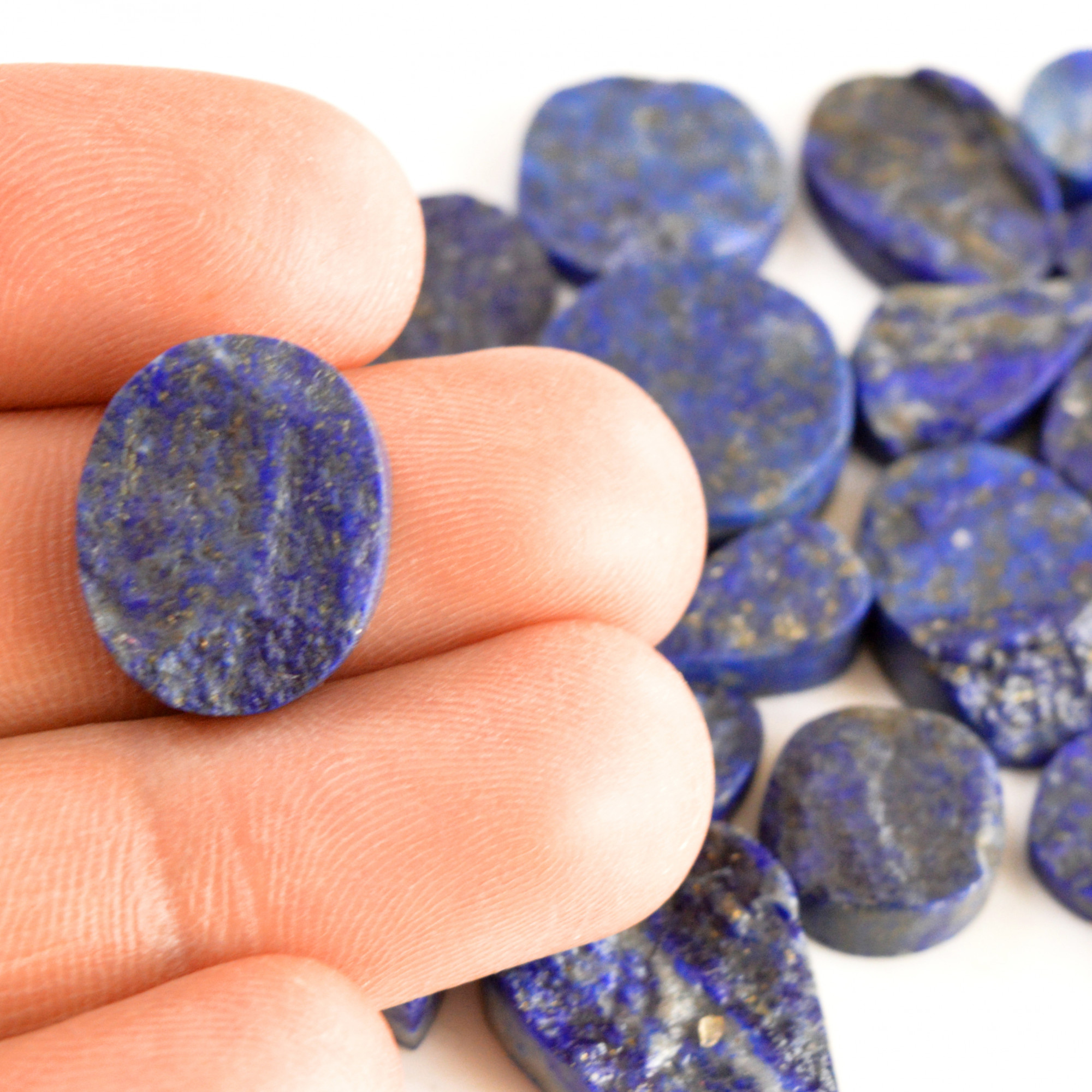 23 Pcs 234 Cts Natural Lapis Lazuli Druzy Gemstone Lot For Jewelry Making 20x11 10x10mm13788