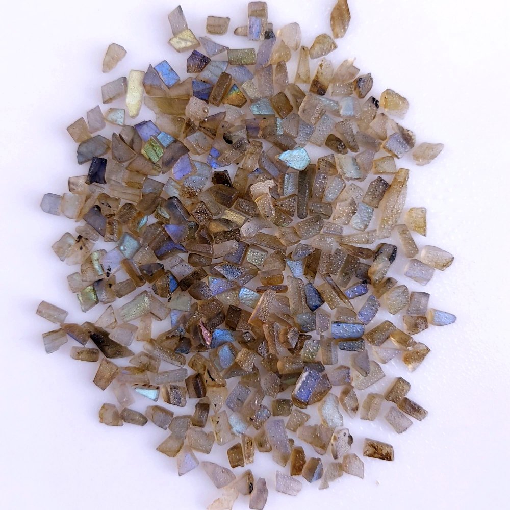 140Cts Natural Labradorite Raw Rough Uncut Gemstone Slice Lot Wholesale Unpolish Jewelry Making 4-6mm#2487