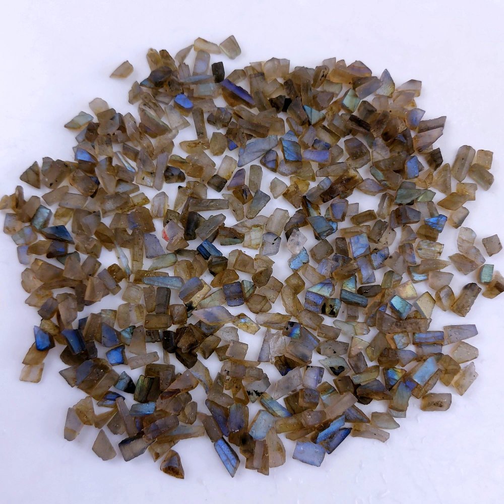 200Cts Natural Labradorite Raw Rough Uncut Gemstone Slice Lot Wholesale Unpolish Jewelry Making 4-6mm#2488
