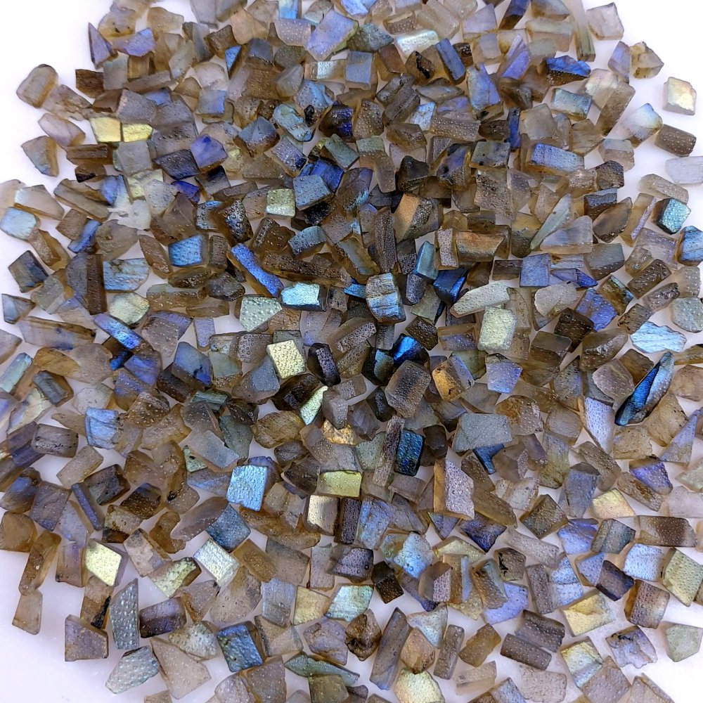 600Cts Natural Labradorite Raw Rough Uncut Gemstone Slice Lot Wholesale Unpolish Jewelry Making 6-8mm#2493