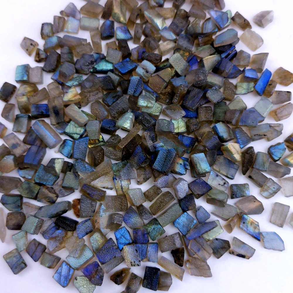 550Cts Natural Labradorite Raw Rough Uncut Gemstone Slice Lot Wholesale Unpolish Jewelry Making 6-10mm#2504