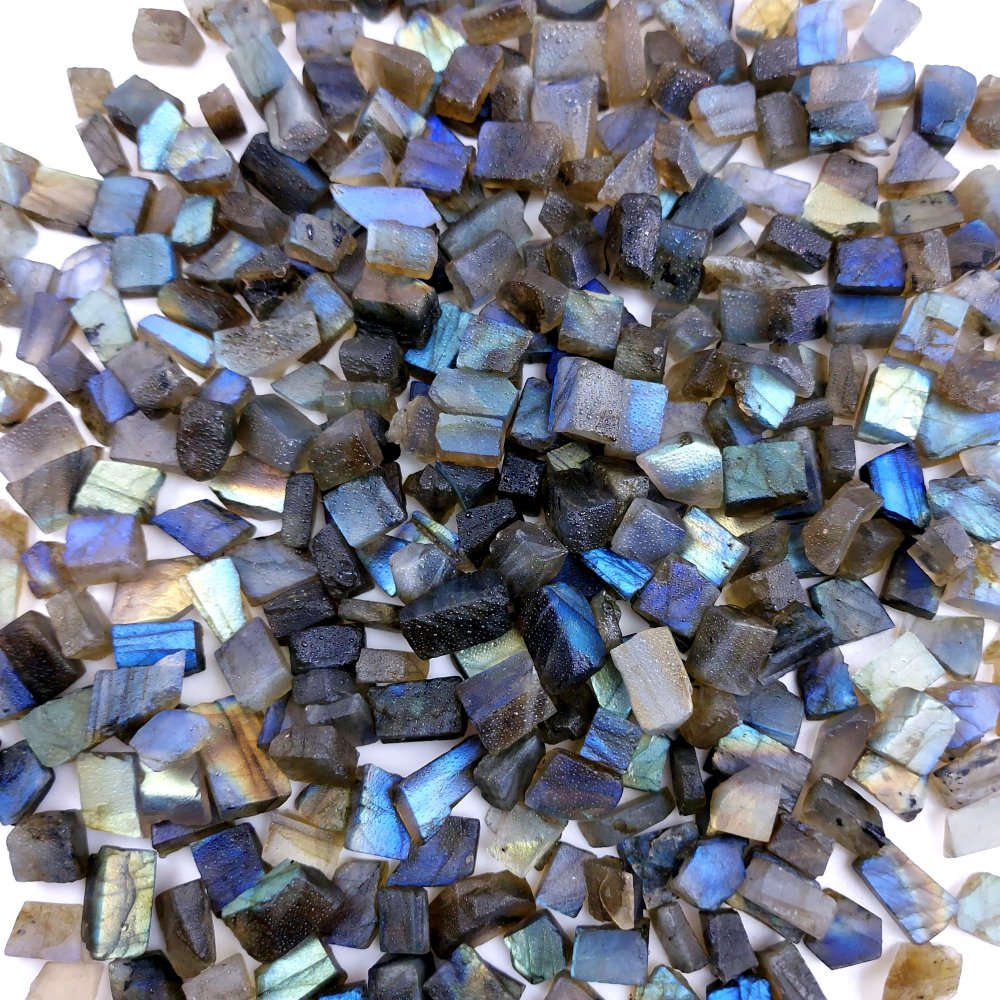 1300Cts Natural Labradorite Raw Rough Uncut Gemstone Slice Lot Wholesale Unpolish Jewelry Making 8-12mm#2510