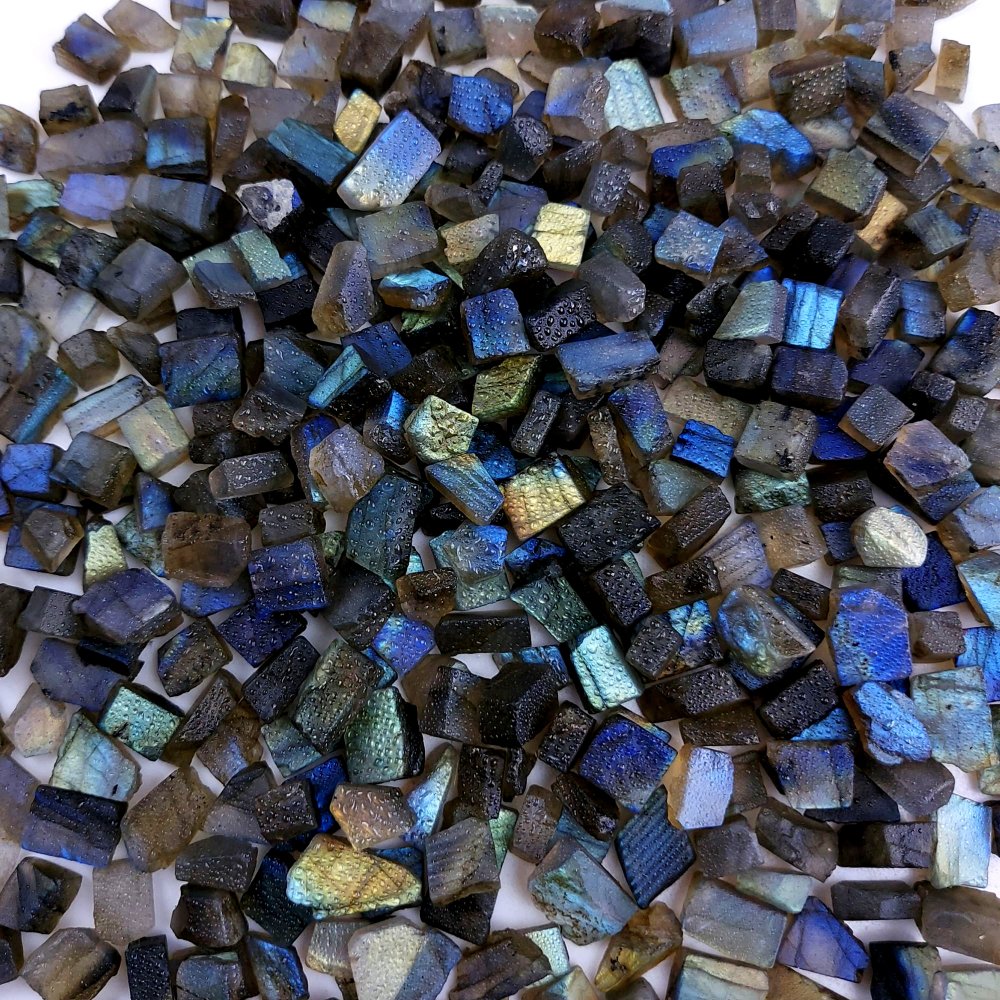 1300Cts Natural Labradorite Raw Rough Uncut Gemstone Slice Lot Wholesale Unpolish Jewelry Making 8-12mm#2516