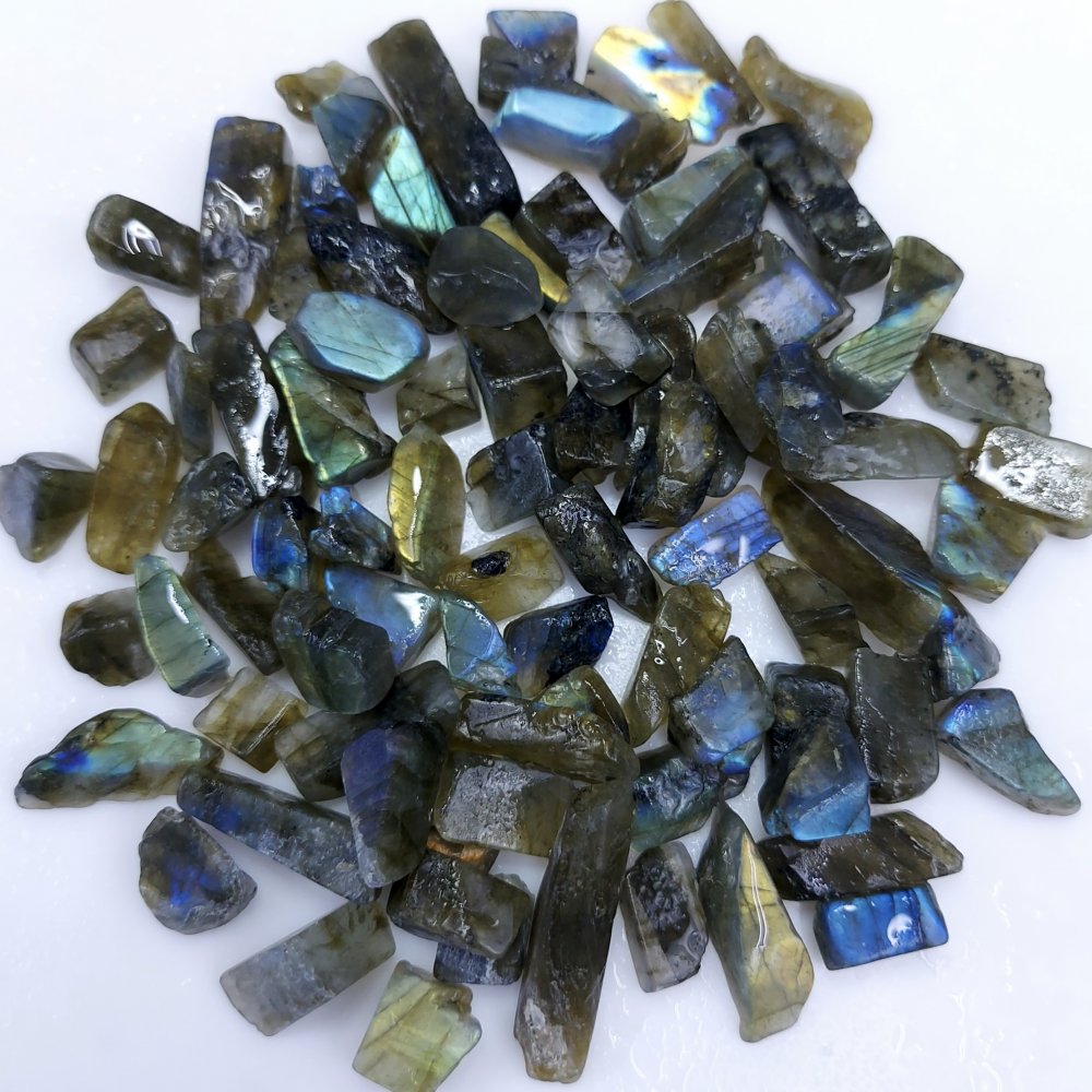 400 Cts Natural Labradorite Raw Rough Uncut Gemstone Lot Wholesale Unpolish Jewelry Making 8-18 mm #2530