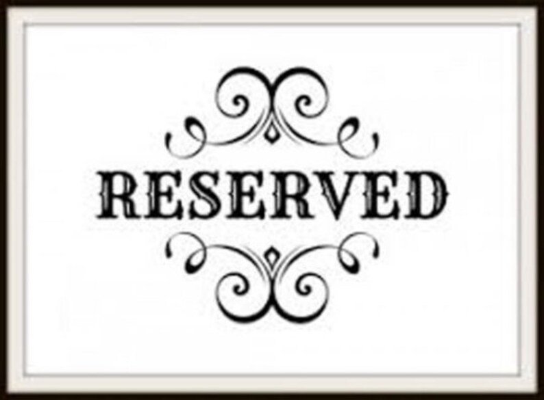 Reserved for Tiffany Mann (Express shipping)